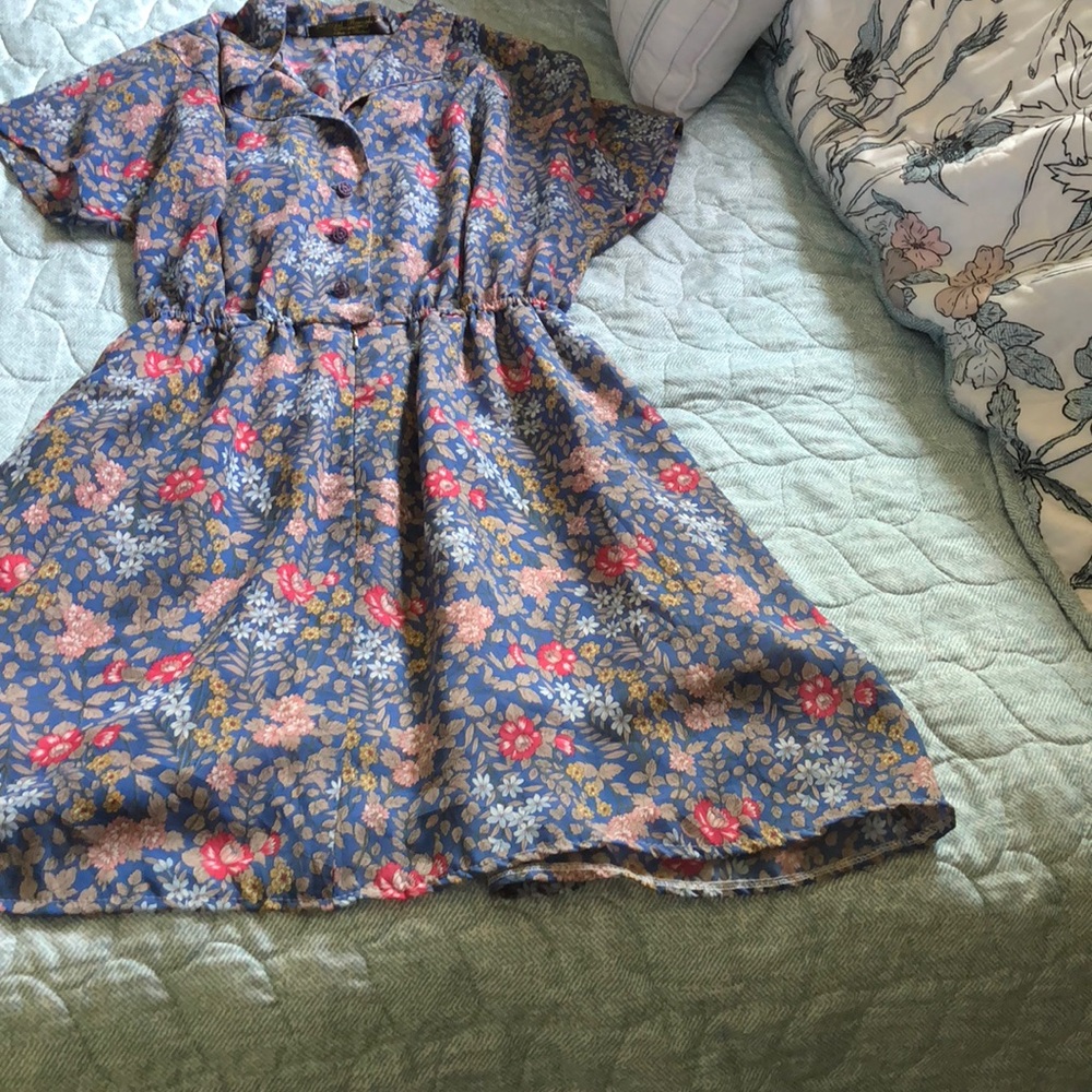 Vintage Inspired Floral Dress